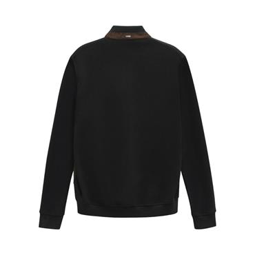 Bugatti Hybrid Zip-Thru Sweat Navy