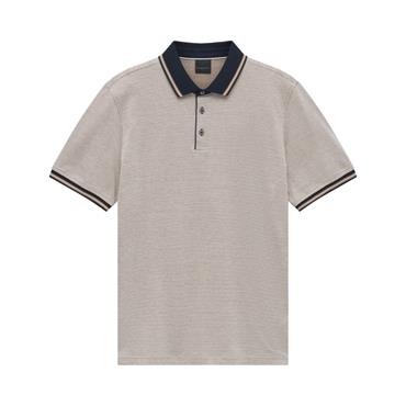 Bugatti 15103E Polo Tee Beige