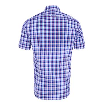 André Lagan Check Short Sleeve shirt Red