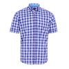 André Lagan Check Short Sleeve shirt Red