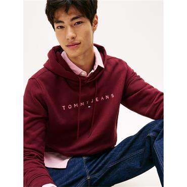 Tommy Jeans Linear Hoodie Wine
