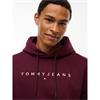 Tommy Jeans Linear Hoodie Berry