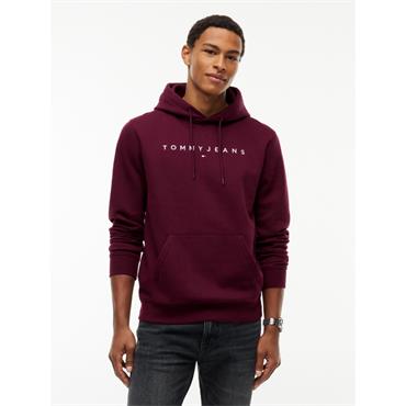 Tommy Jeans Linear Hoodie Berry