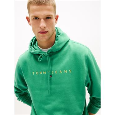 Tommy Jeans Linear Hoodie Green