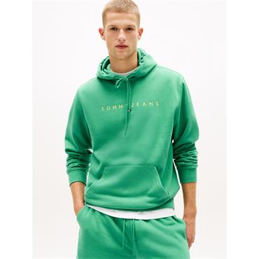 Tommy Jeans Linear Hoodie Green