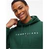 Tommy Jeans Linear Hoodie Velvet Green