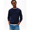 Tommy Hilfiger Pima Organic Cotton Cashmere Knit Navy