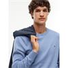 Tommy Hilfiger Pima Organic Cotton Cashmere Knit Brisk Blue