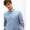 Tommy Hilfiger Pima Organic Cotton Cashmere Knit Brisk Blue
