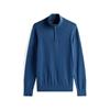 Tommy Hilfiger Essential Cotton Quarter-Zip Jumper Aegean