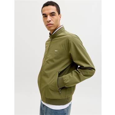 Jack & Jones Brad Bomber Jacket Moss