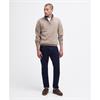 Barbour Essential Lambswool Half Zip Knit Stone
