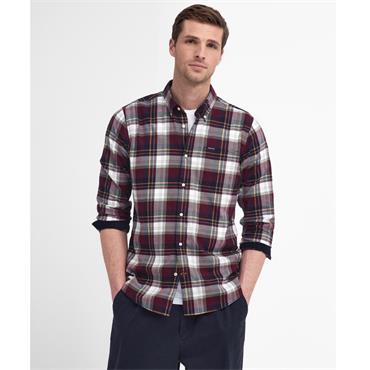 Barbour Crosswell Check Shirt Merlot