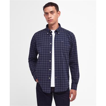 Barbour Lomond Tartan Tailored Fit Shirt Midnight