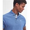 Barbour Tartan Pique Polo Tee Chambray
