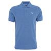Barbour Tartan Pique Polo Tee Chambray