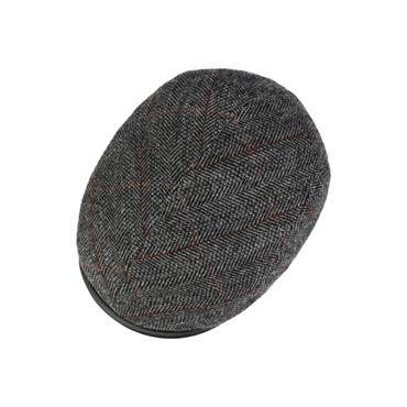 Bugatti Windproof Flat Cap with Ear Flaps Grey