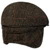 Bugatti Windproof Flat Cap with Ear Flaps Brown