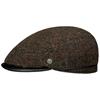 Bugatti Windproof Flat Cap with Ear Flaps Brown