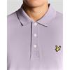 Lyle & Scott  Long Sleve Polo Top Lilac