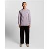 Lyle & Scott  Long Sleve Polo Top Lilac