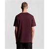Lyle & Scott  Plain T Shirt Burgundy
