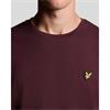 Lyle & Scott  Plain T Shirt Burgundy