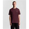 Lyle & Scott  Plain T Shirt Burgundy