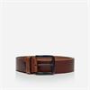 Monti Genova Leather Belt Brown