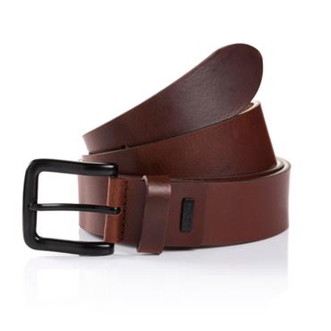 Monti Genova Leather Belt Brown