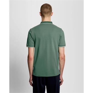 Lyle & Scott Tipped Polo tee Green