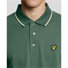 Lyle & Scott Tipped Polo tee Green