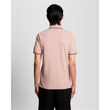 Lyle & Scott Tipped Polo tee Pink