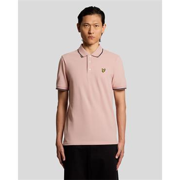 Lyle & Scott Tipped Polo tee Pink