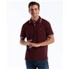 Penguin Orginal Interlock Tipped Polo Tee Port