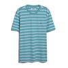Penguin Orginal Jersey Breton Stripe Tee Aqua