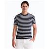 Penguin Orginal Jersey Breton Stripe Tee Saphire