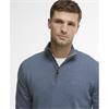 Barbour Cotton Quater-Zip Jumper Dusk Blue