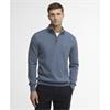 Barbour Cotton Quater-Zip Jumper Dusk Blue