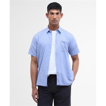 Barbour Nelson Short Sleave Shirt Blue