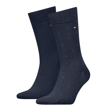 Tommy Hilfiger Dot 2 Pack Socks Cobalt