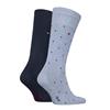 Tommy Hilfiger Dot 2 Pack Socks Light Blue