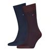 Tommy Hilfiger Birdseye 2 Pack Socks Rouge