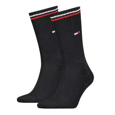Tommy Jeans Iconic Sports 2 Pack Socks Black