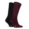 Tommy Hilfiger Classic 2 Pack Socks Burgundy