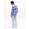 Tommy Jeans Flannel Check Shirt Powder Blue