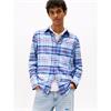 Tommy Jeans Flannel Check Shirt Powder Blue
