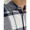 Jack & Jones Raymond Melange Check Overshirt Navy