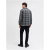 Jack & Jones Raymond Melange Check Overshirt Grey