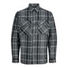 Jack & Jones Raymond Melange Check Overshirt Grey